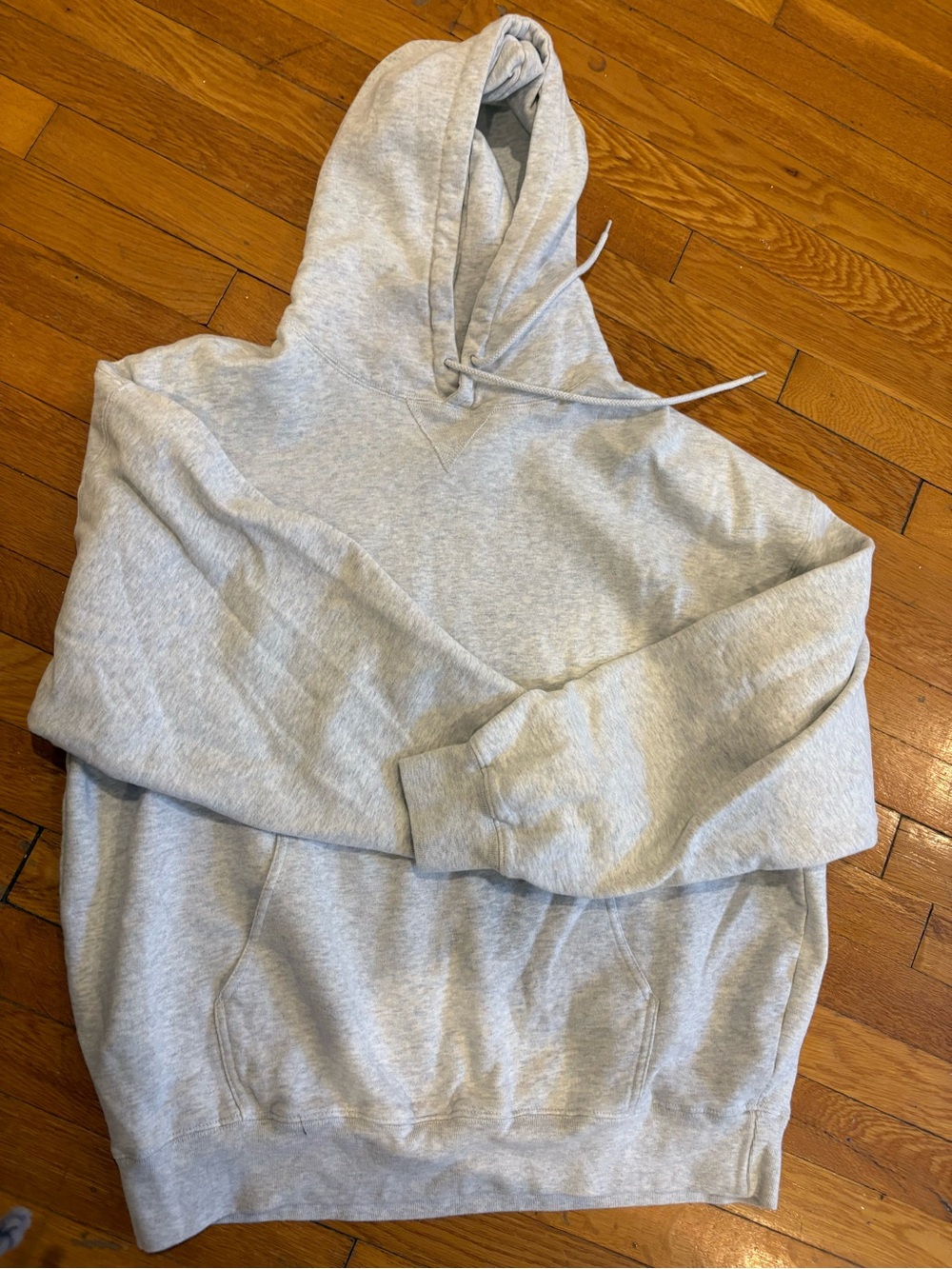 Brandy Melville Light Gray Crewneck Hoodie